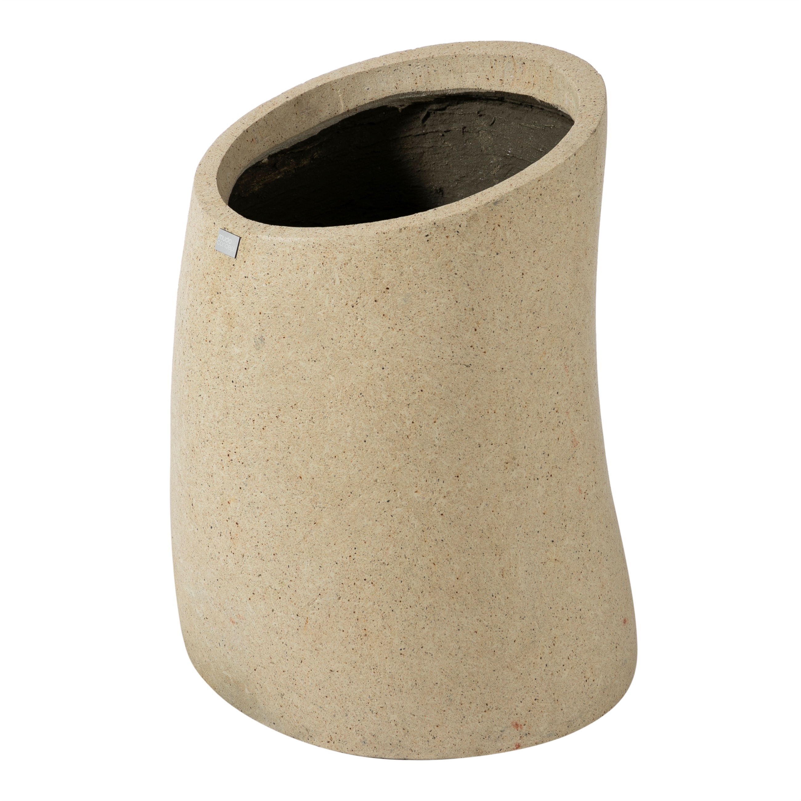 FERRY ÇİMENTO SAKSI KREM 47X47X74 CM