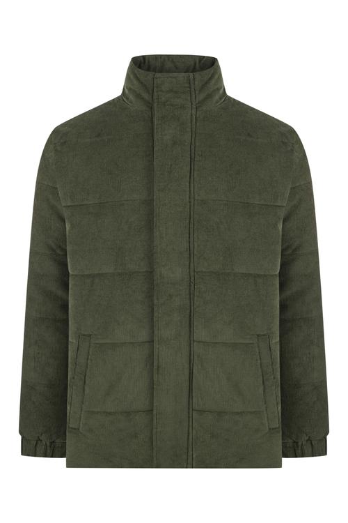  KADİFE DOKULU DİK YAKA ŞİŞME MONT