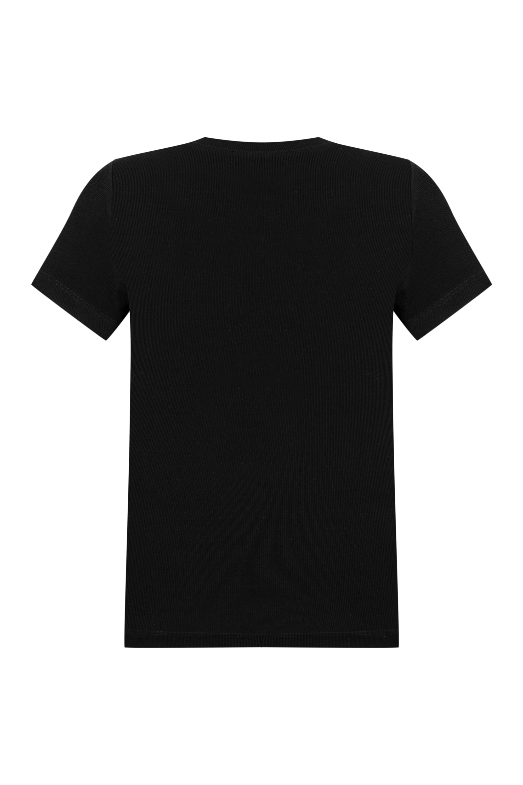 BİSİKLET YAKA KISA KOLLU T-SHIRT