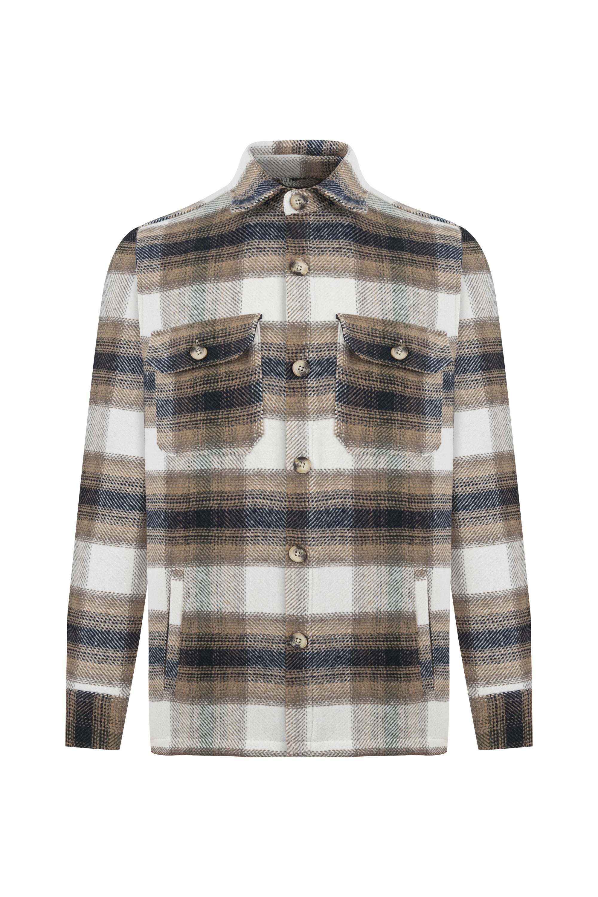 YÜN KARIŞIMLI EKOSELİ CEKET GÖMLEK