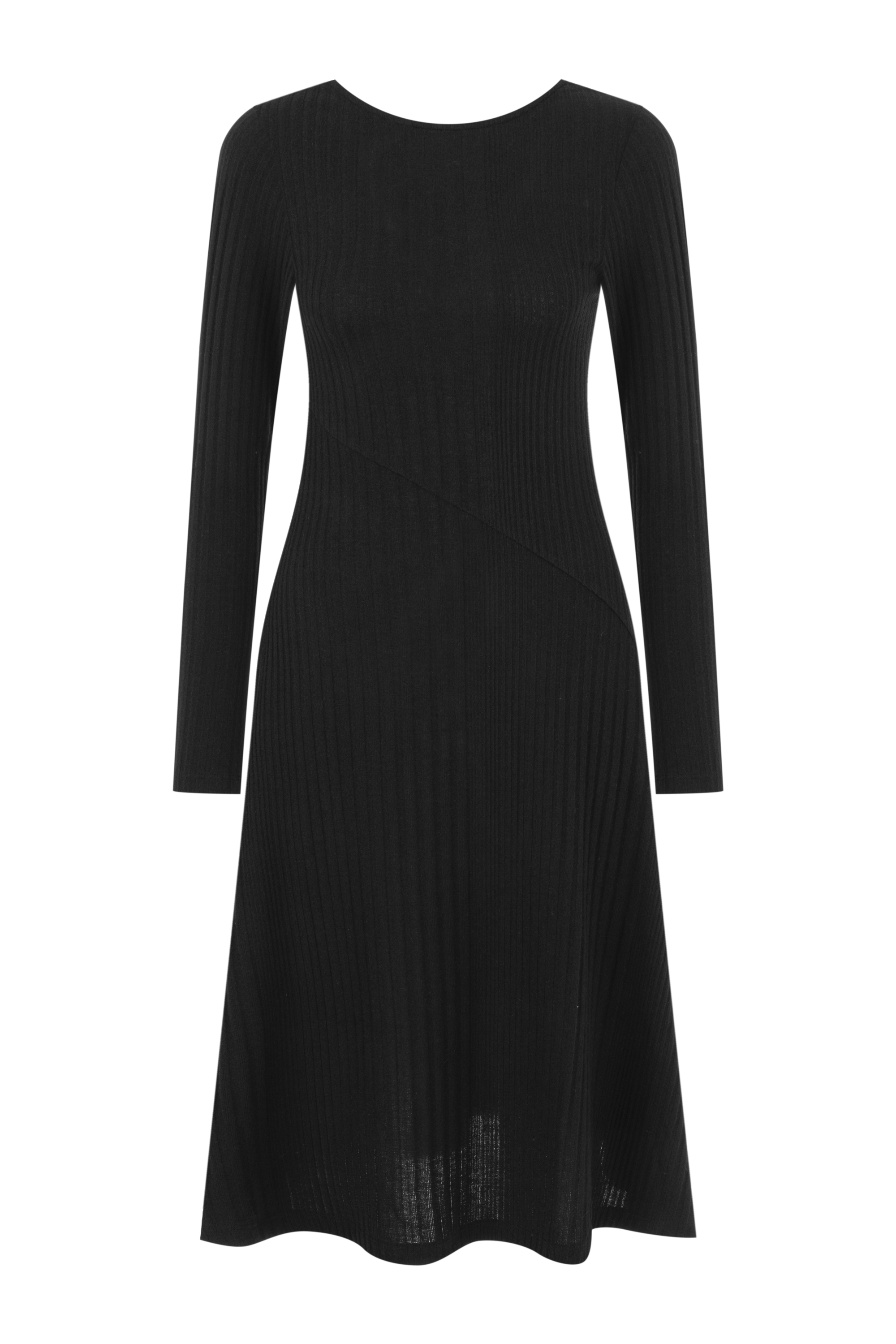 SIRT DETAYLI MİDİ KLOŞ ELBİSE