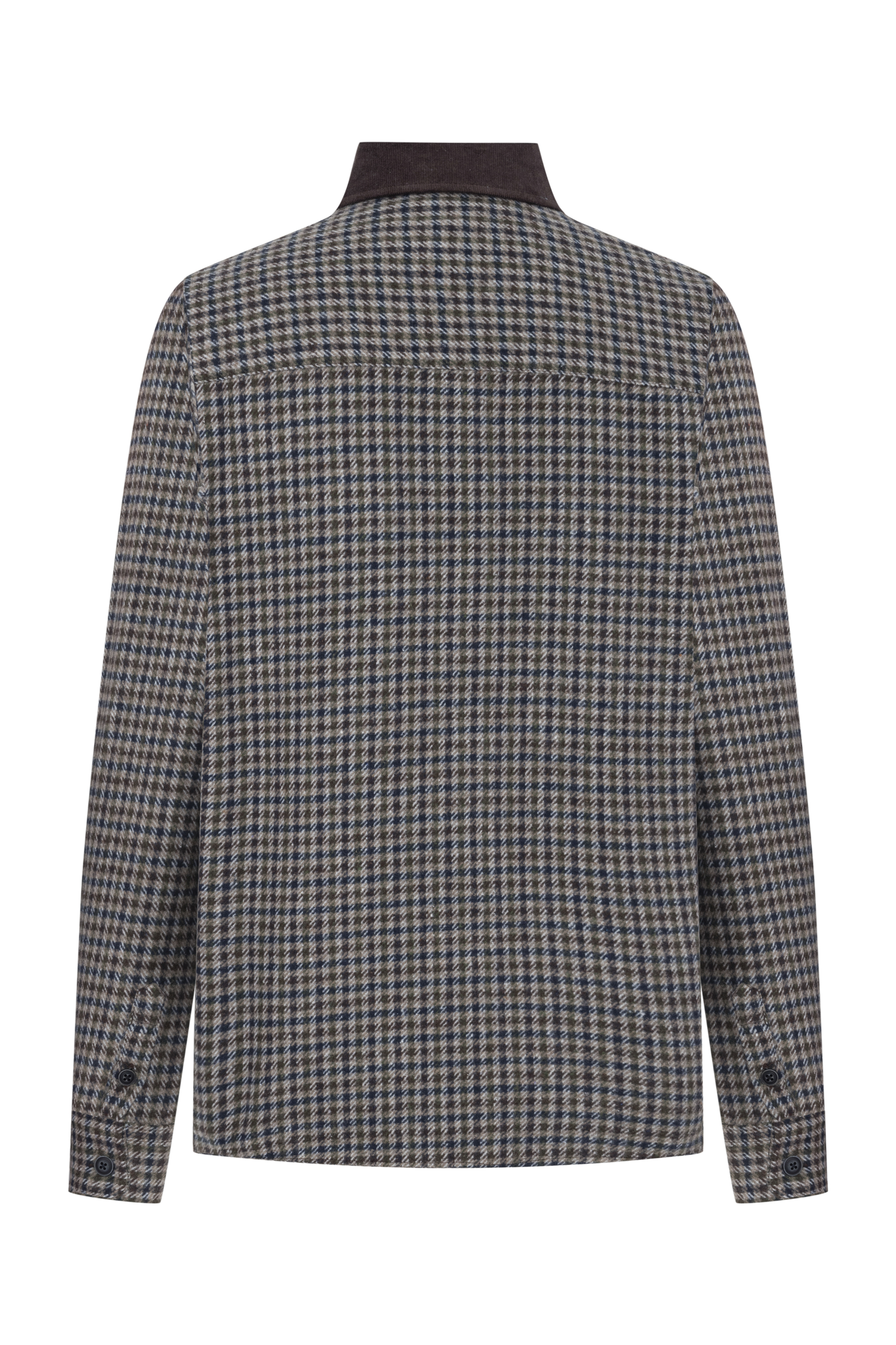 YÜN KARIŞIMLI KADİFE YAKALI CEKET