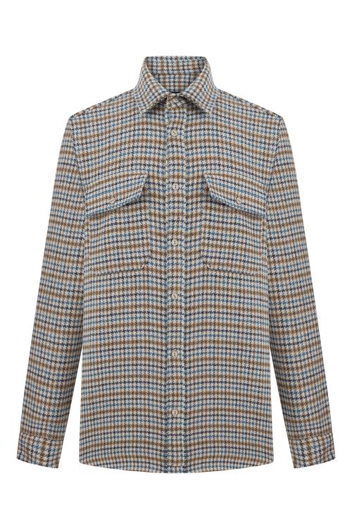  YÜN KARIŞIMLI EKOSELİ REGULAR FIT GÖMLEK