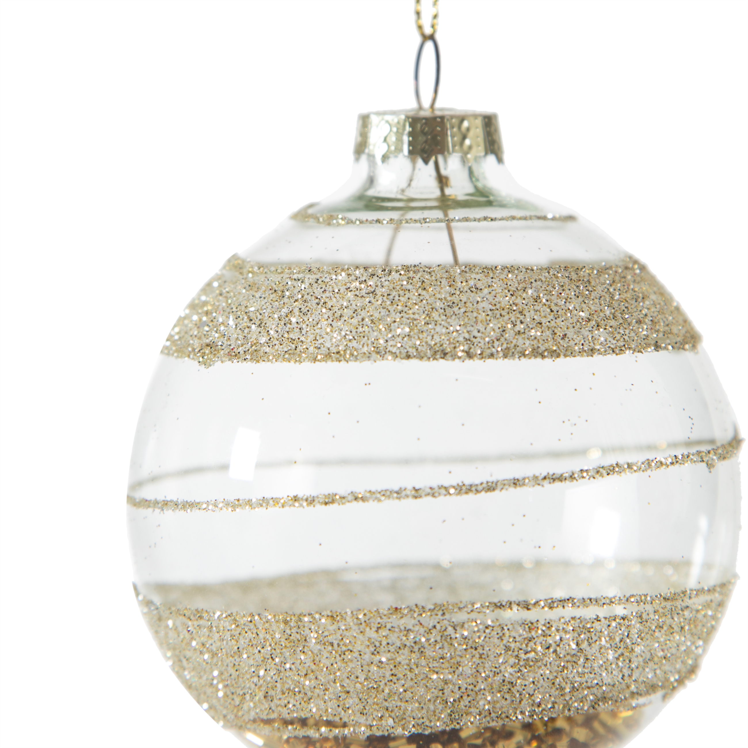 CLEAR GOLD AĞAÇ SÜSÜ 8 CM