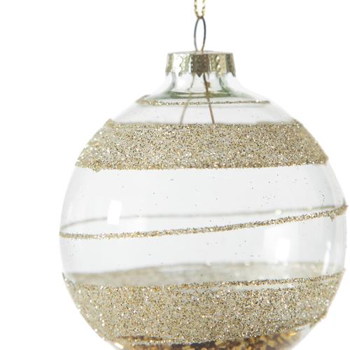  CLEAR GOLD AĞAÇ SÜSÜ 8 CM