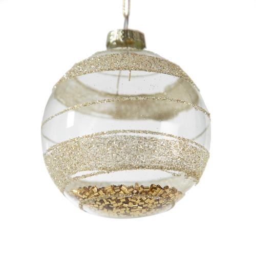  CLEAR GOLD AĞAÇ SÜSÜ 8 CM