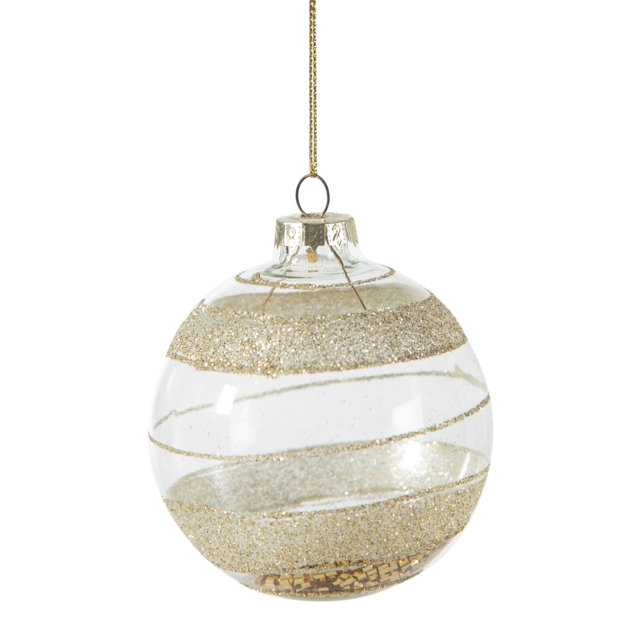 CLEAR GOLD AĞAÇ SÜSÜ 8 CM