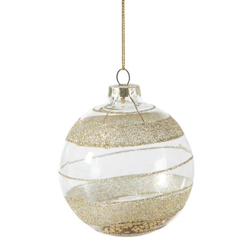  CLEAR GOLD AĞAÇ SÜSÜ 8 CM