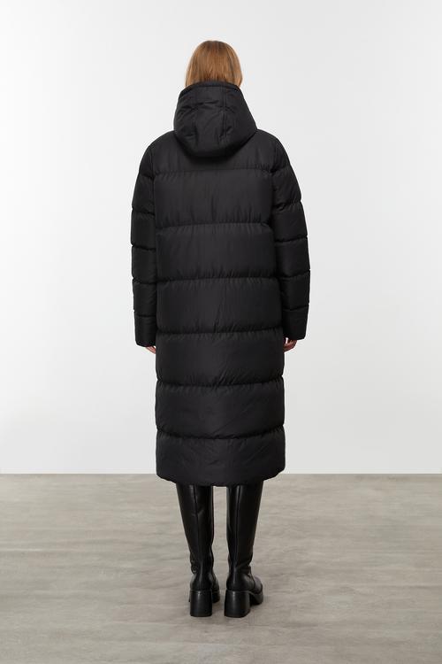  KAPÜŞONLU UZUN ŞİŞME MONT