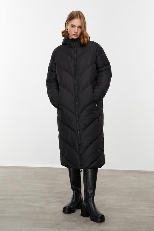  KAPÜŞONLU UZUN ŞİŞME MONT