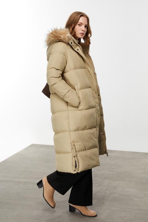  KAPÜŞONLU UZUN ŞİŞME MONT