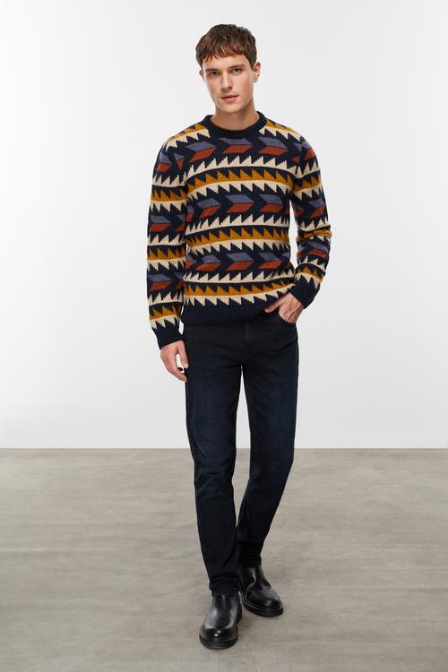  JAKARLI TRİKO KAZAK