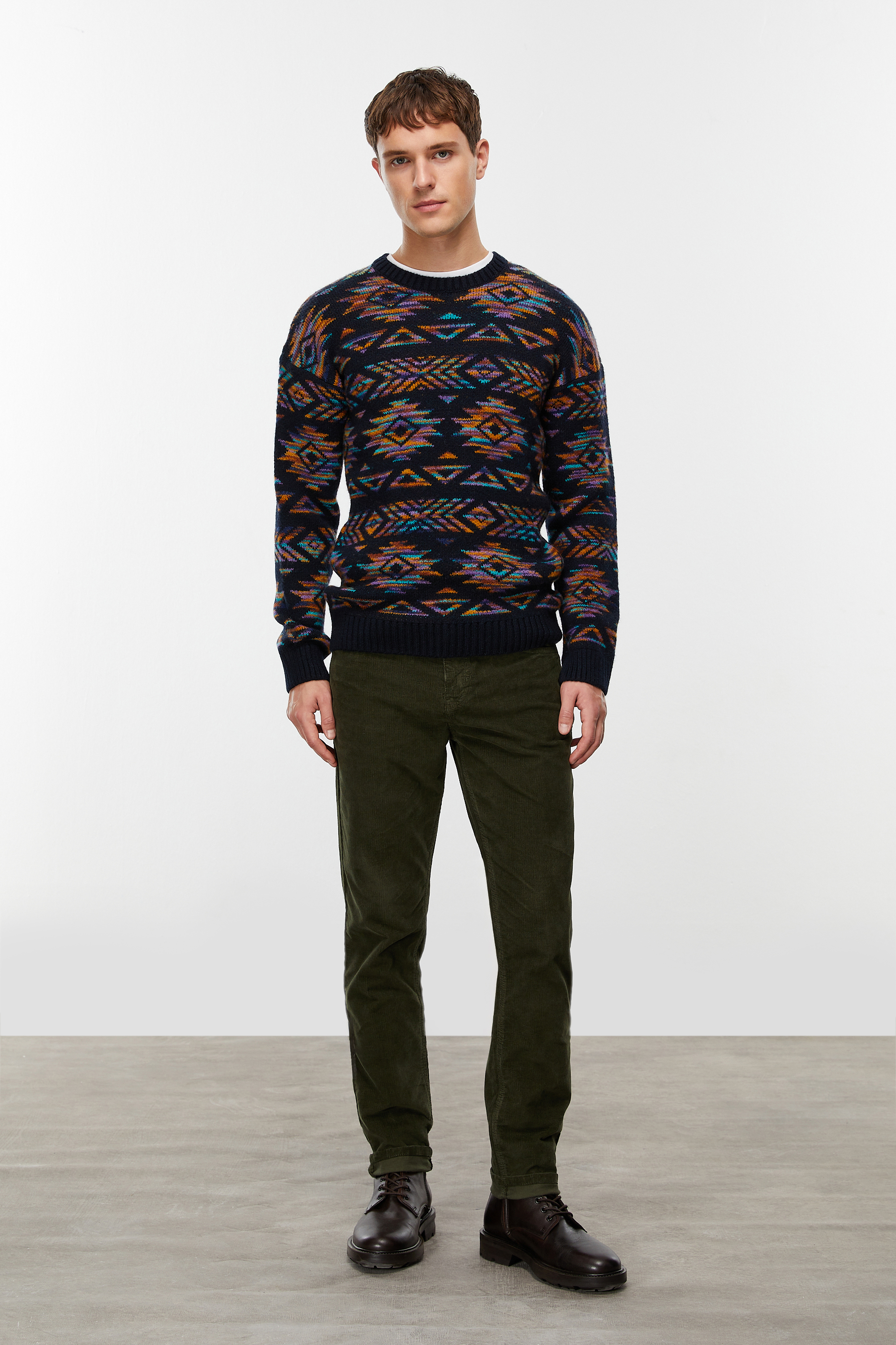 JAKARLI TRİKO KAZAK