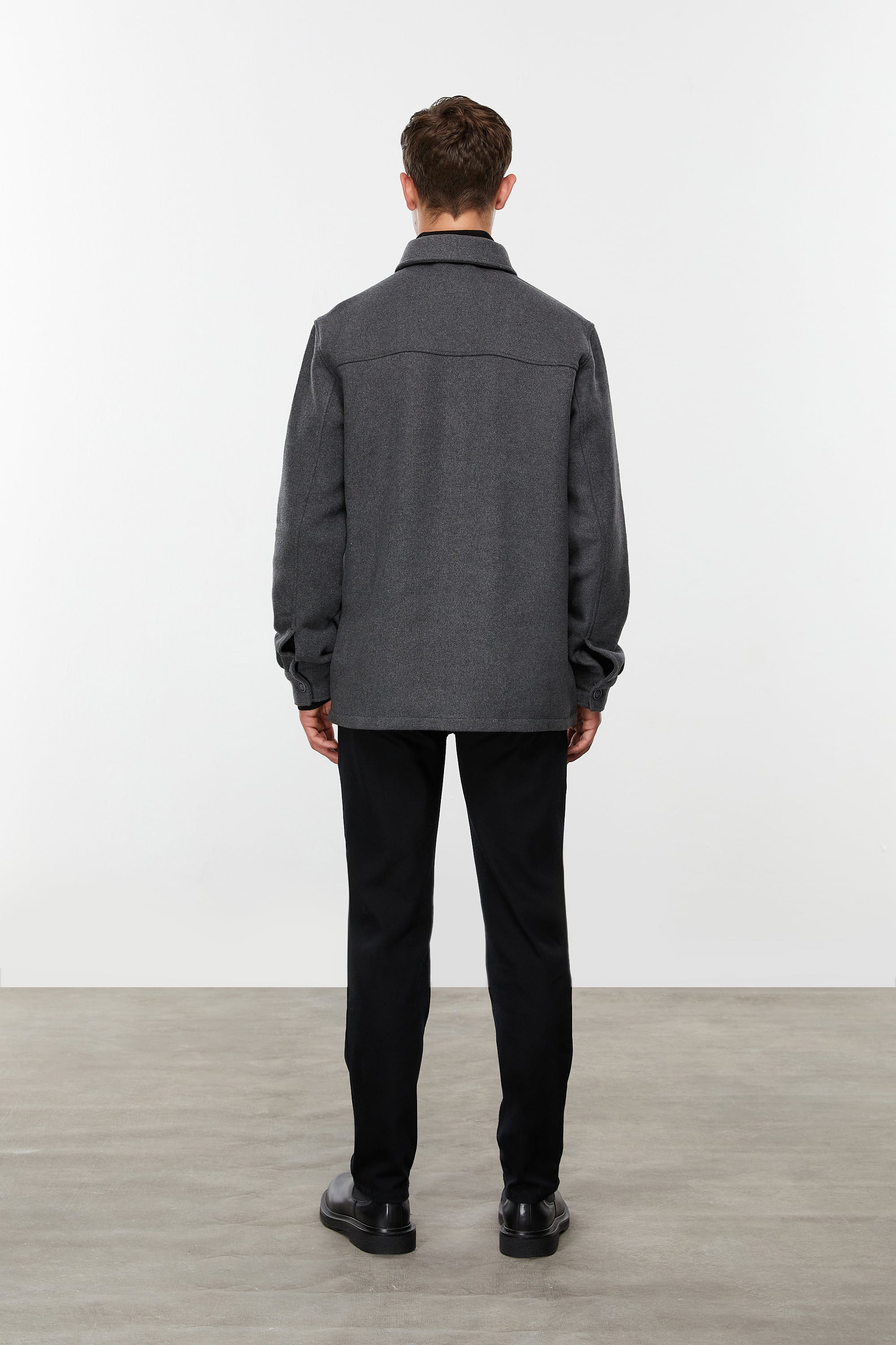 YÜN KARIŞIMLI CEKET