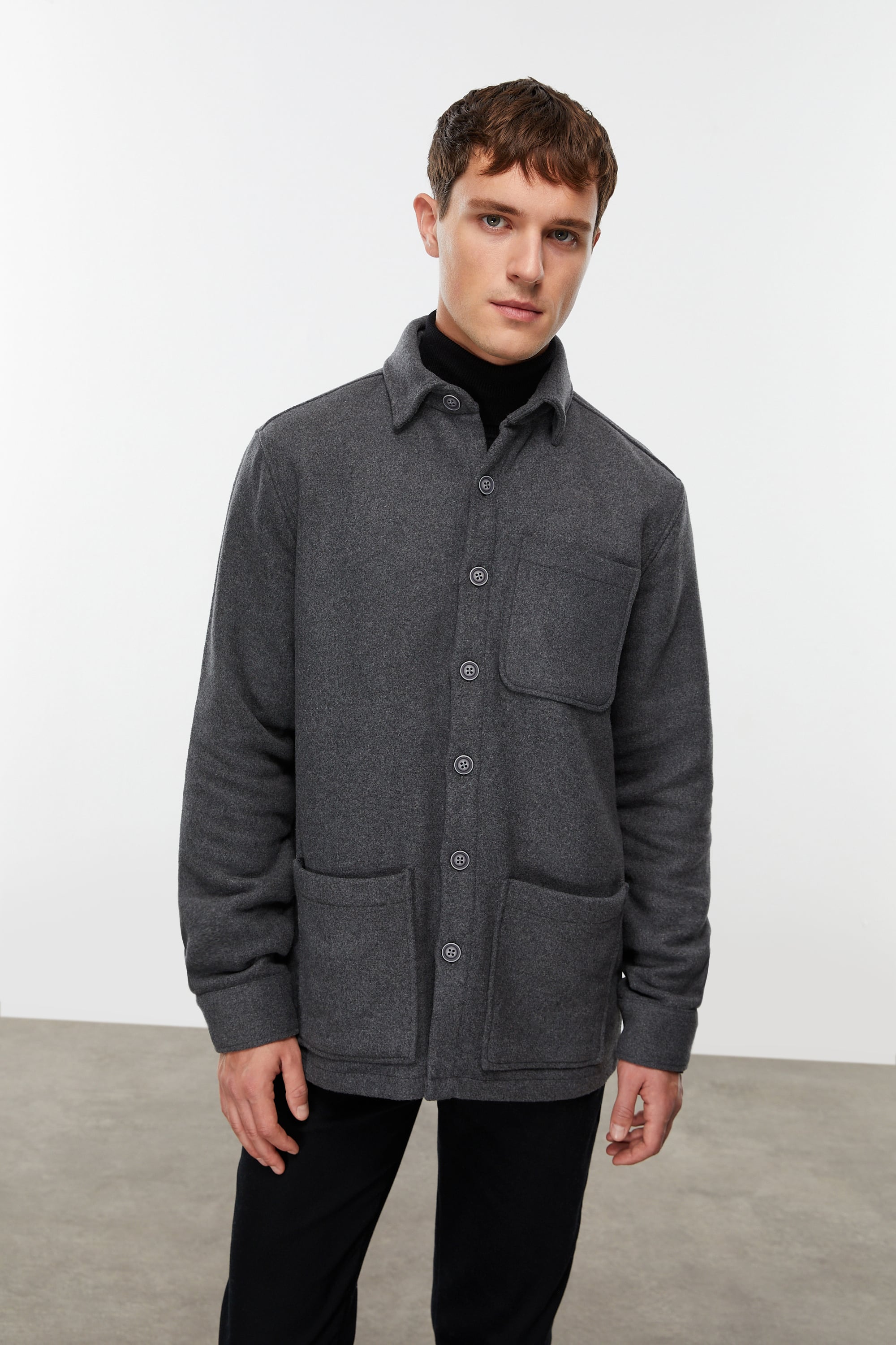 YÜN KARIŞIMLI CEKET