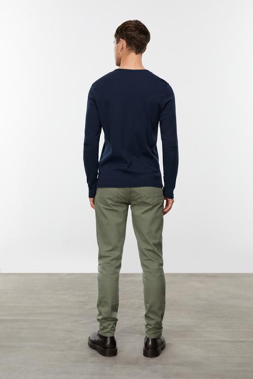  BİSİKLET YAKA UZUN KOLLU T-SHIRT