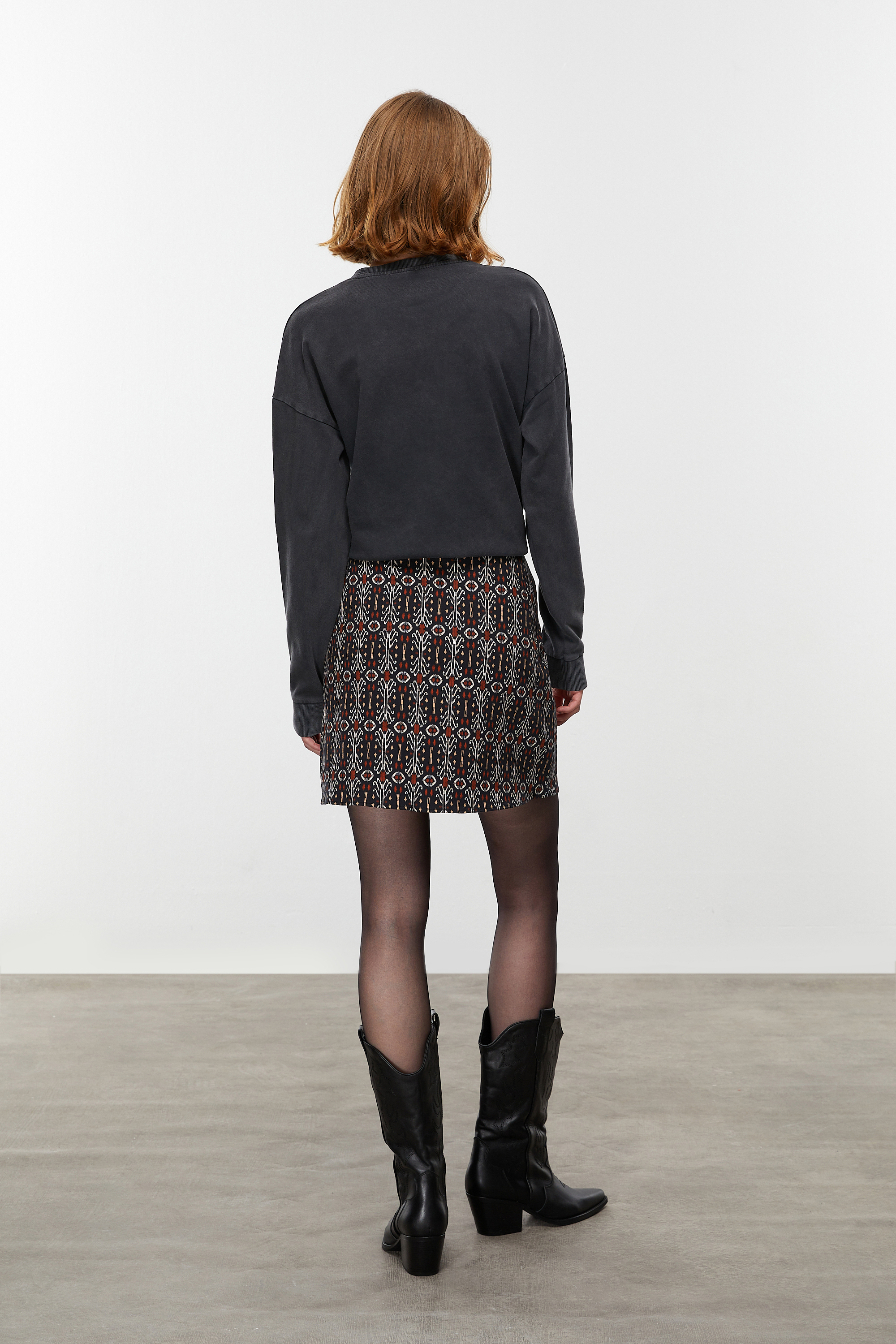 DESENLİ MİNİ ETEK