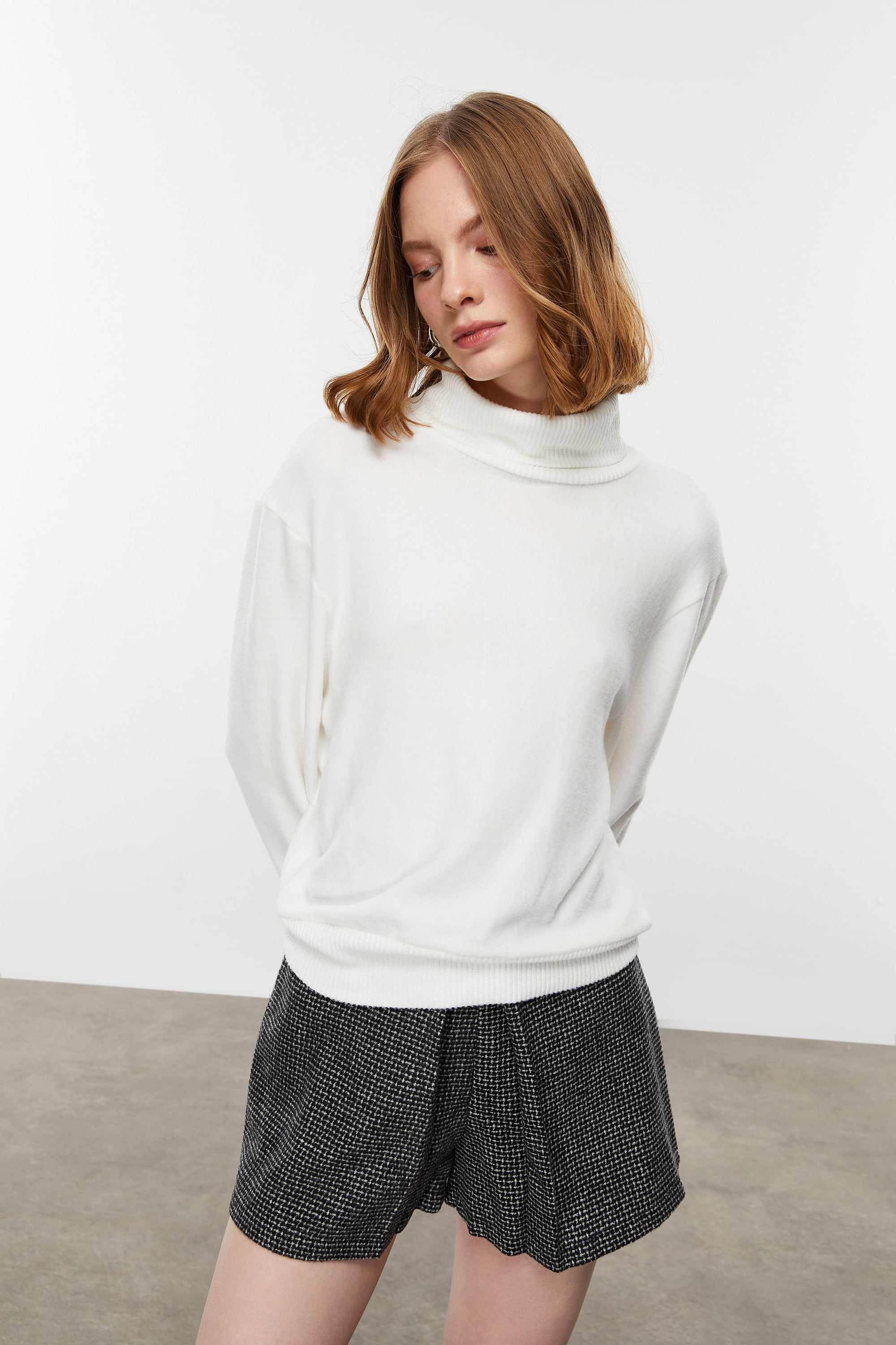 BALIKÇI YAKA TRİKO KAZAK