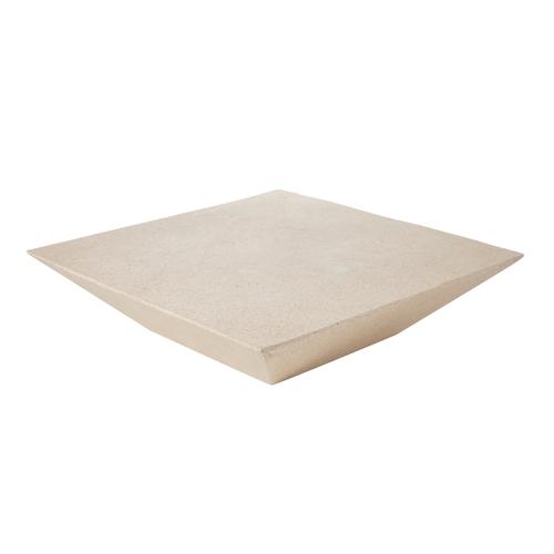  HELIA KAHVE SEHPASI KARE KREM 120X120X30 CM