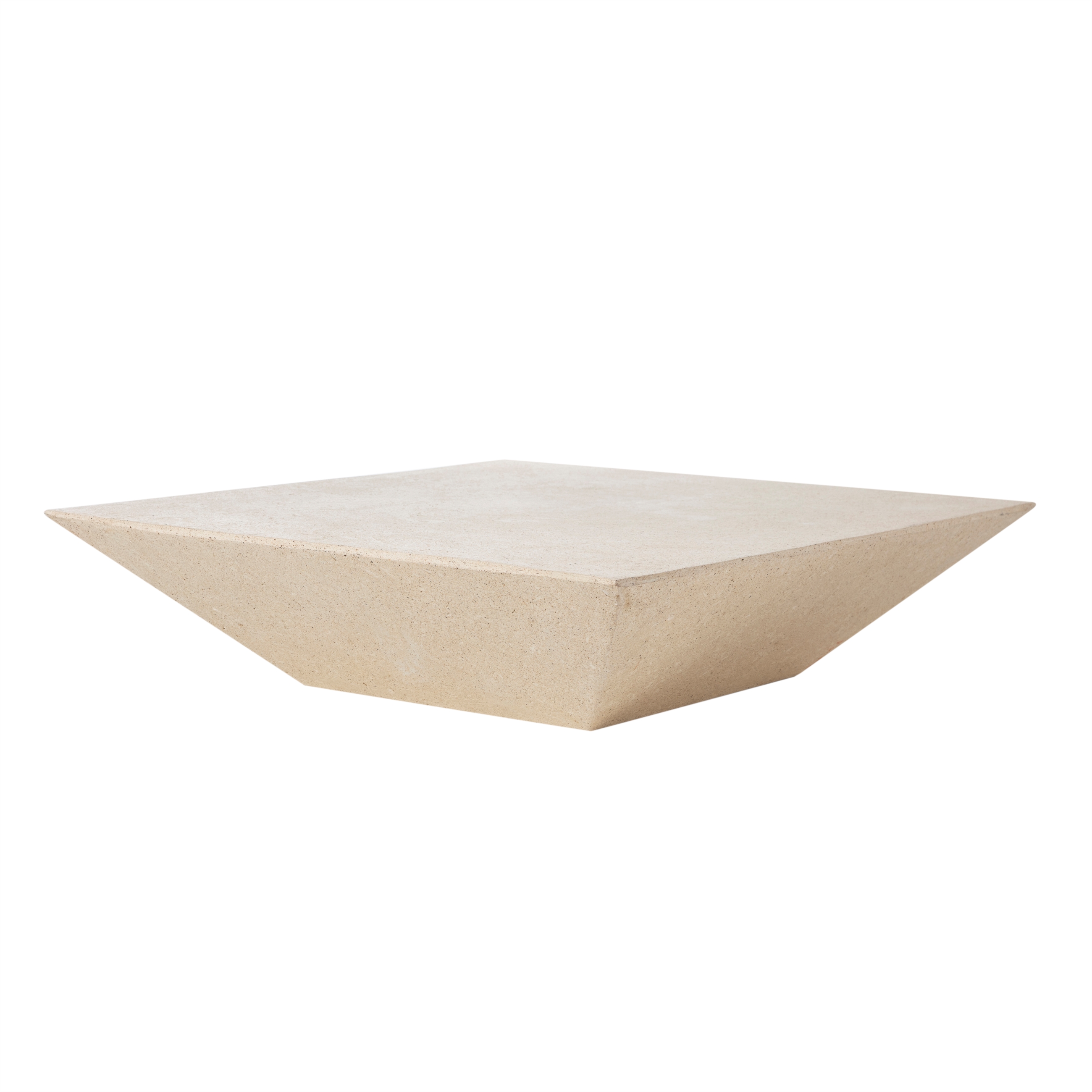 HELIA KAHVE SEHPASI KARE KREM 120X120X30 CM