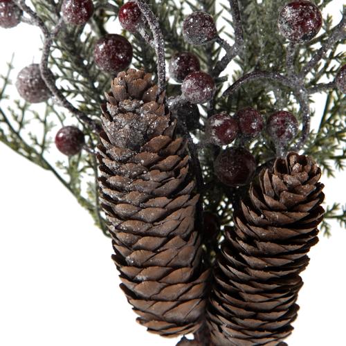  SNOWY PONE BERRY DAL ÇİÇEK 47CM