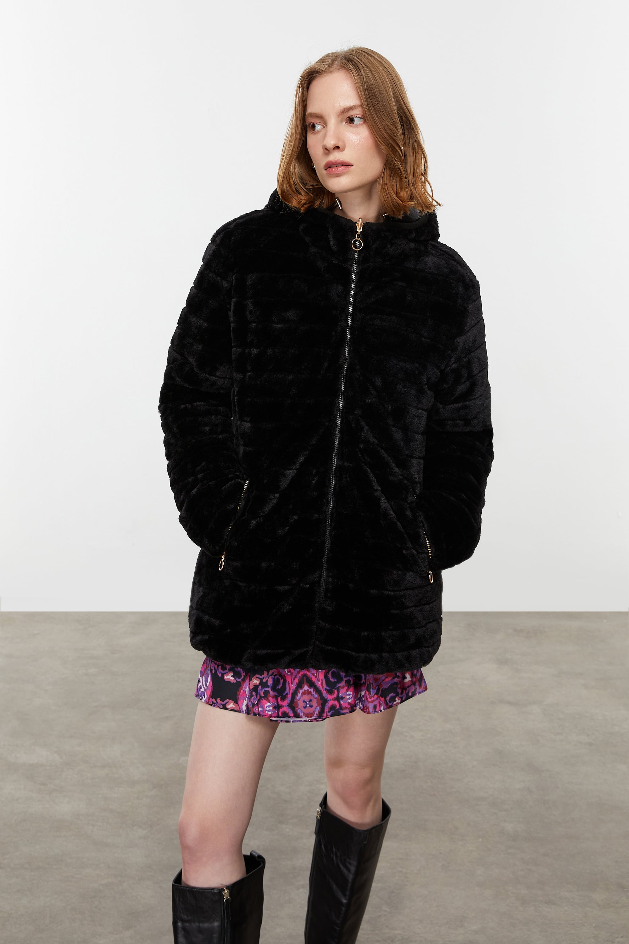 ÇİFT TARAFLI KAPÜŞONLU MONT