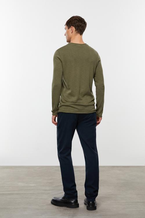  PAMUKLU BİSİKLET YAKA TRİKO KAZAK