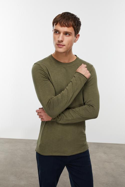  PAMUKLU BİSİKLET YAKA TRİKO KAZAK