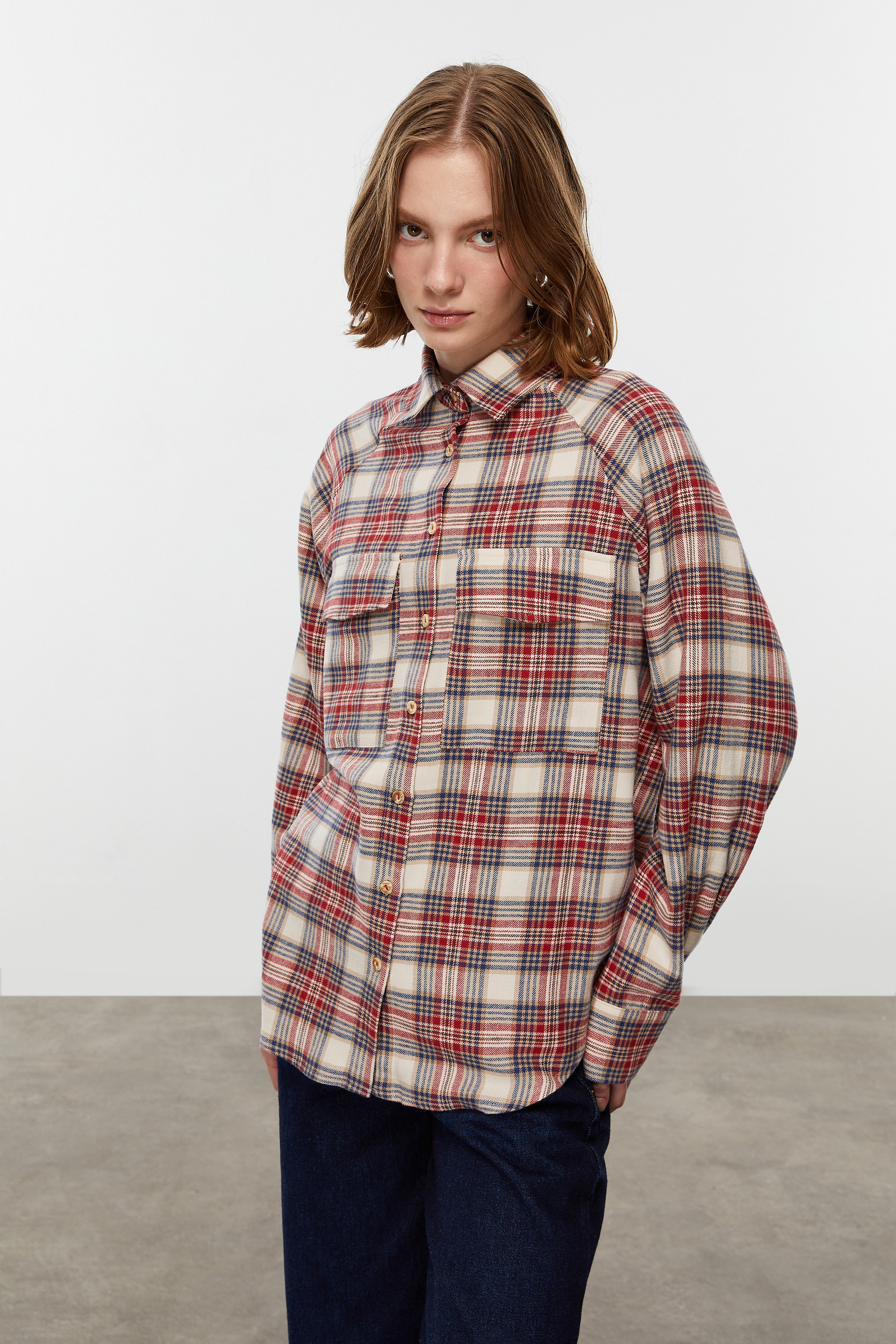 EKOSELİ OVERSIZE GÖMLEK