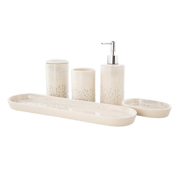 Mudo Home  Florista 5’Li Kutulu Banyo Seti