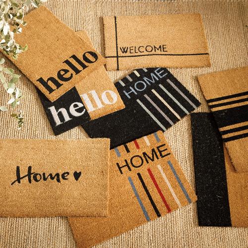 THEO HELLO KAPI PASPASI SİYAH BEYAZ 40X60