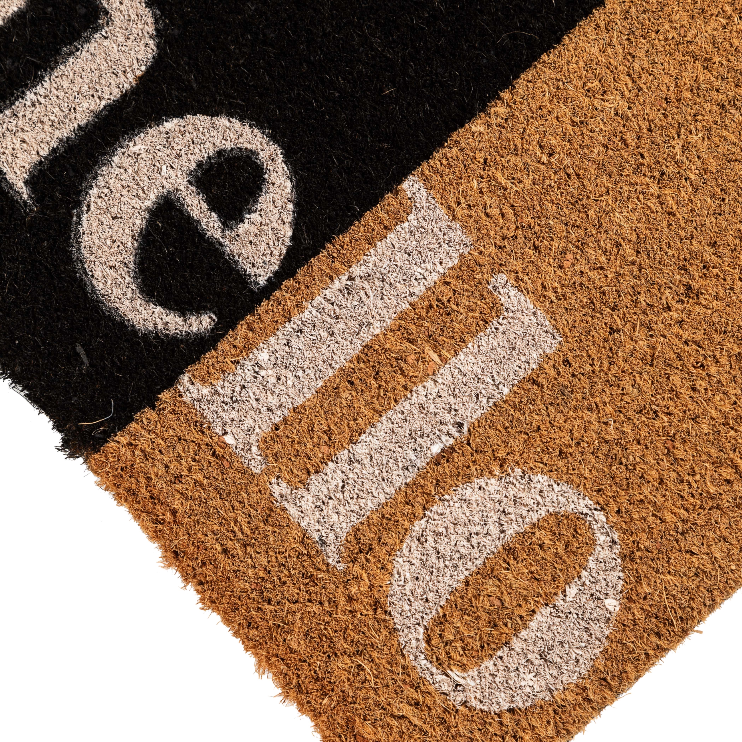 THEO HELLO KAPI PASPASI SİYAH BEYAZ 40X60