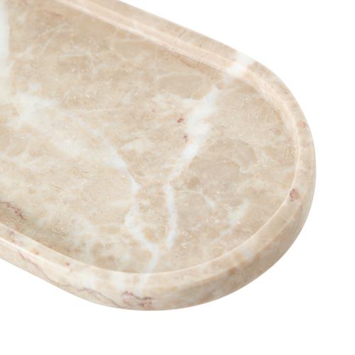  MARBLE BEJ ELIPS BANYO TEPSİSİ