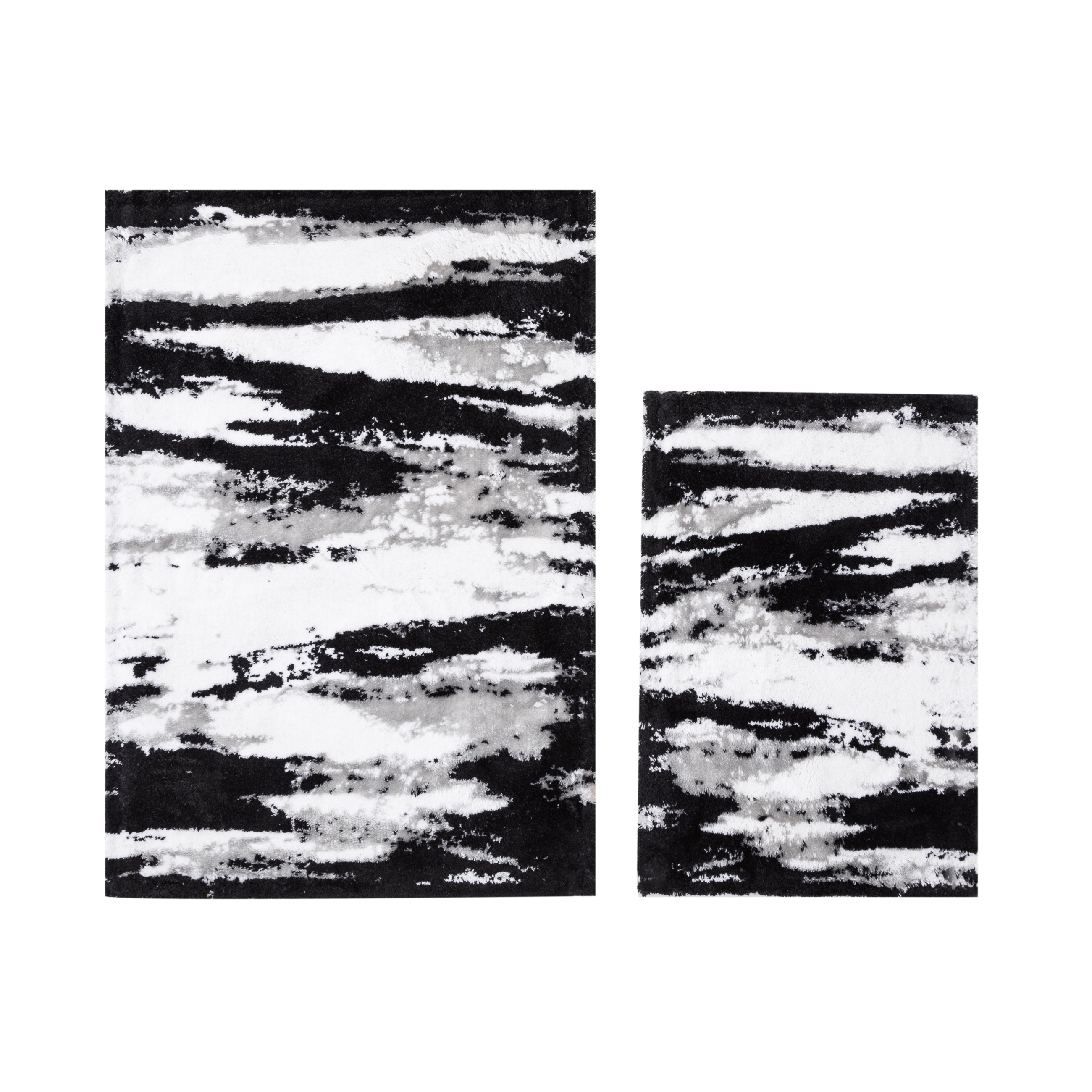 MOTLEY LINE SİYAH EKRU 2'Lİ PASPAS SETİ