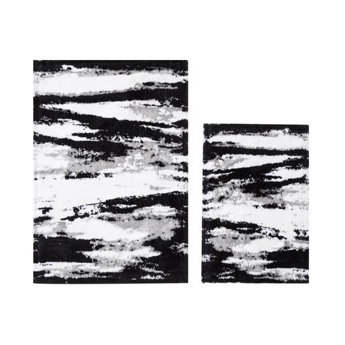  MOTLEY LINE SİYAH EKRU 2'Lİ PASPAS SETİ