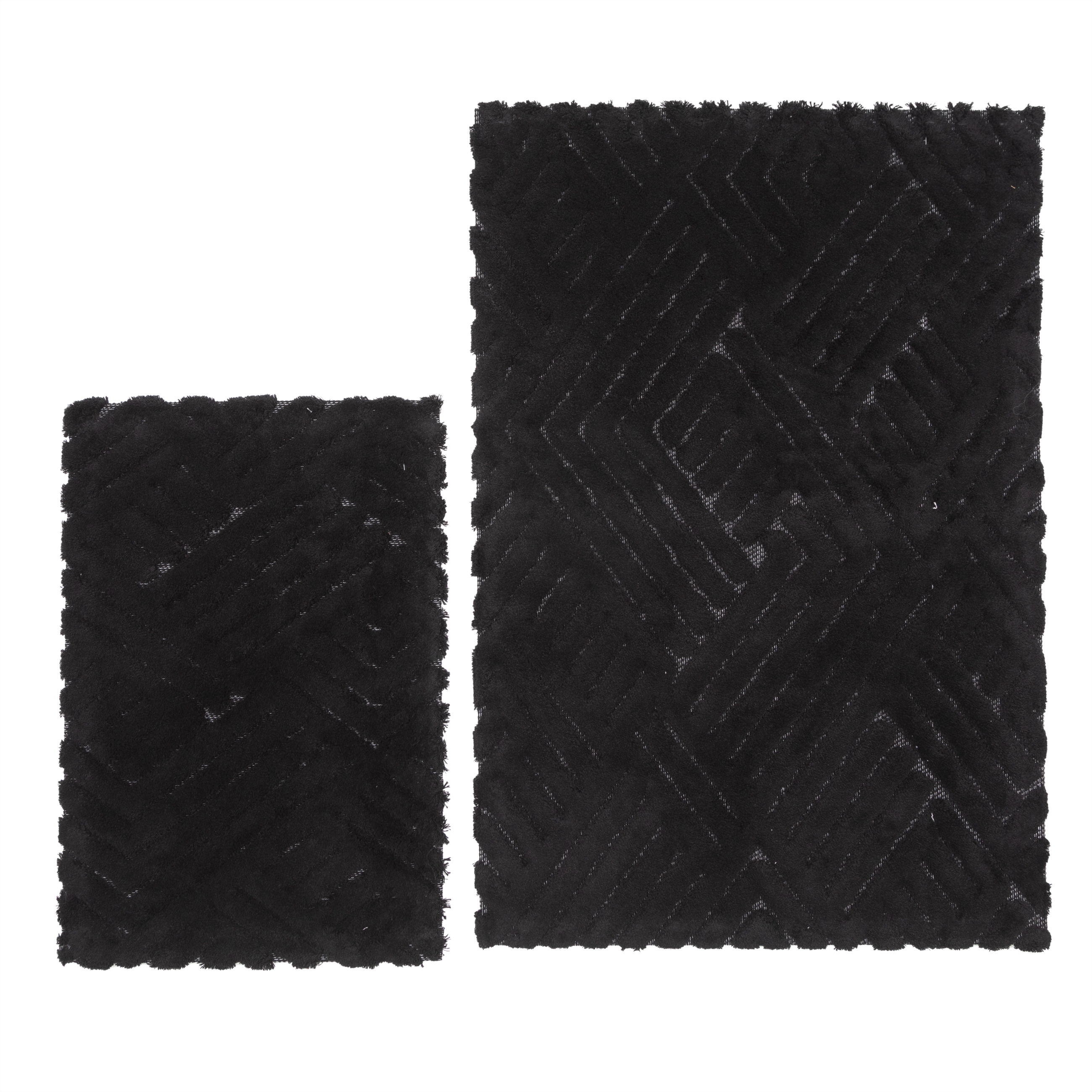 MILAN 2'Lİ BANYO PASPAS SETİ SİYAH