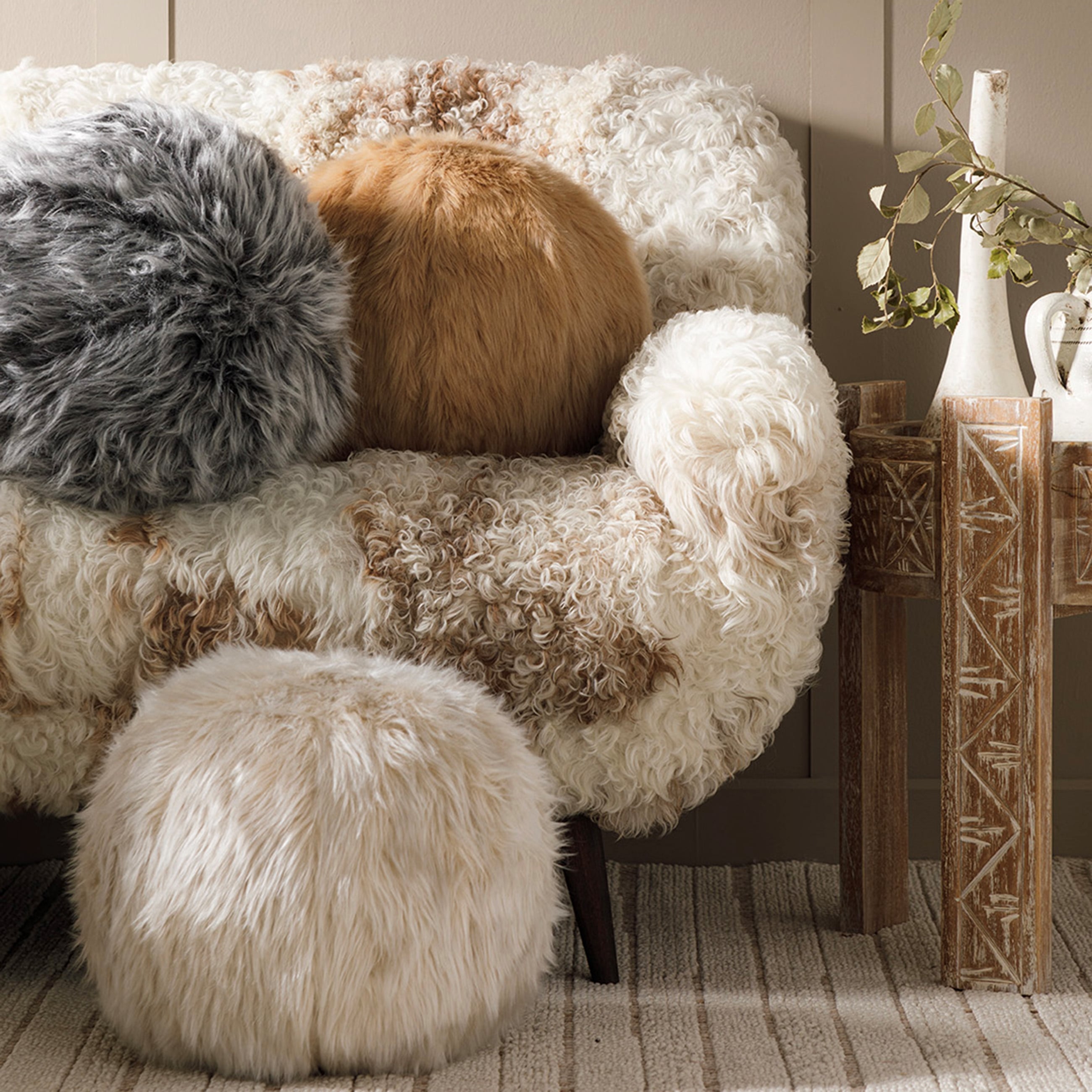 ALPHA YUVARLAK KIRLENT GRİ 38CM