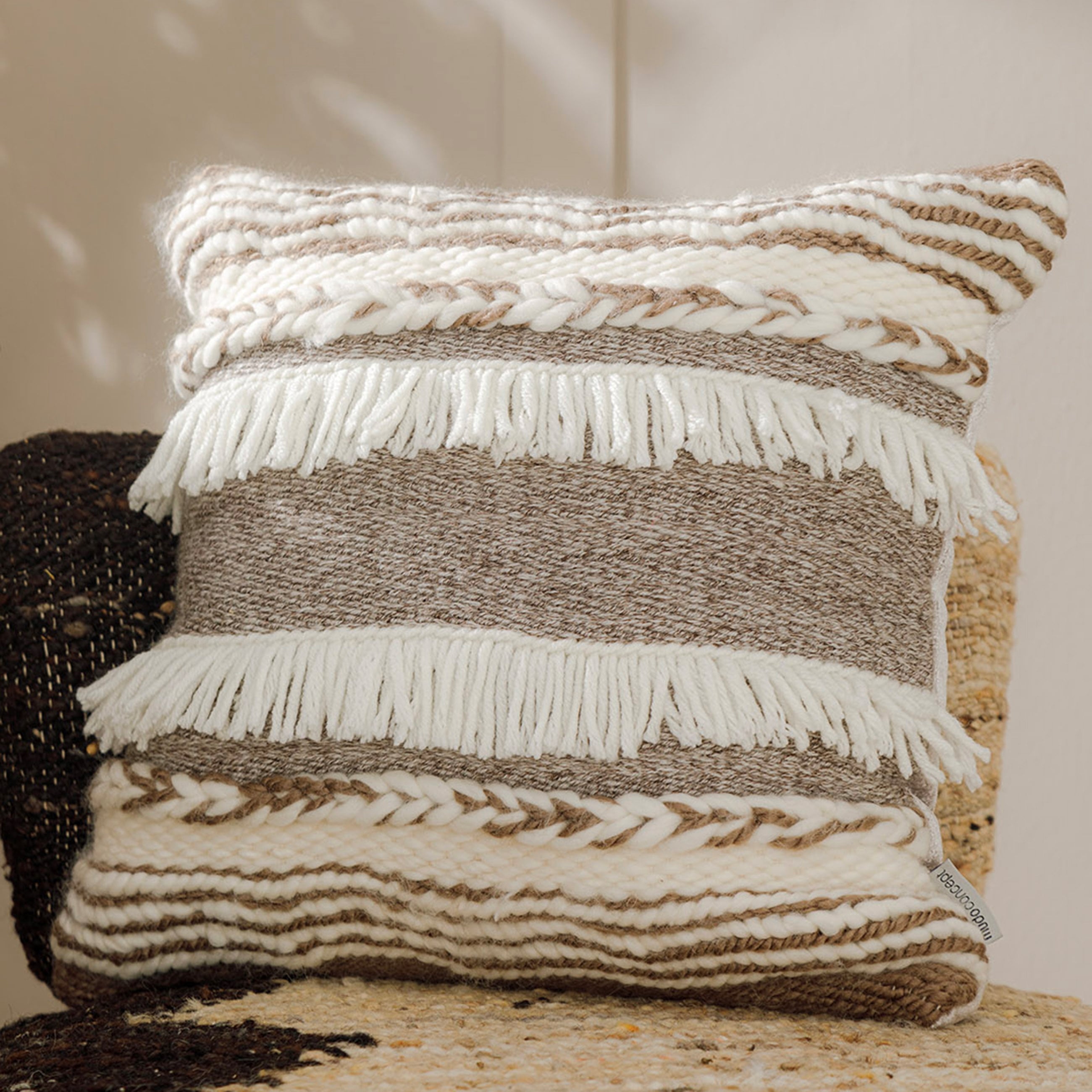 ADRIA BOHEM KIRLENT KAHVE BEJ 45X45