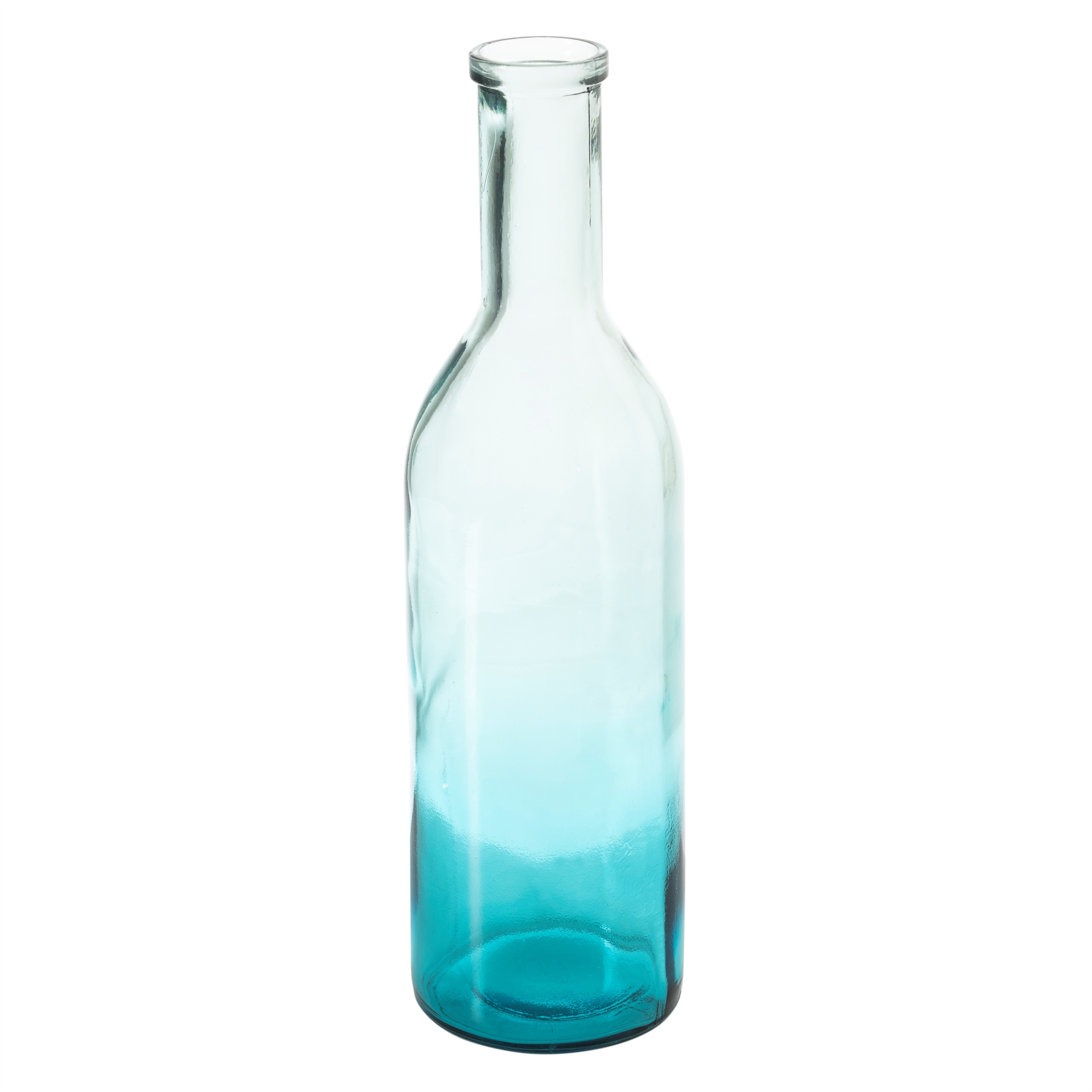 GRACEY CAM VAZO MAVİ 12X12X50 CM