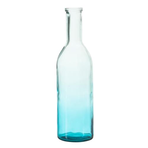  GRACEY CAM VAZO MAVİ 12X12X50 CM