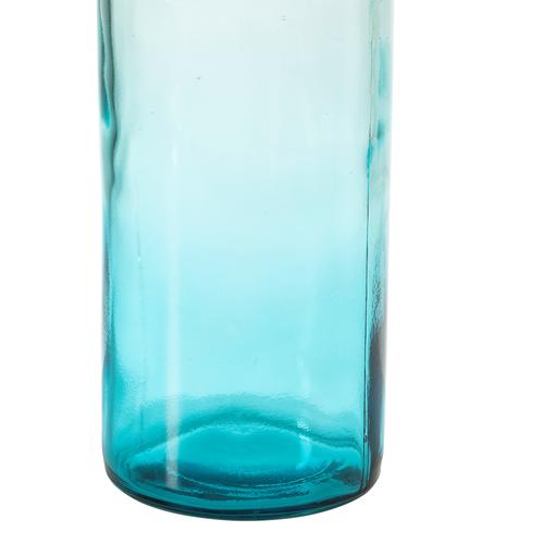  GRACEY CAM VAZO MAVİ 12X12X50 CM