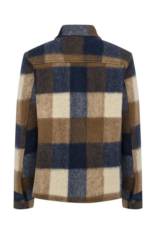  YÜN KARIŞIMLI EKOSELİ CEKET GÖMLEK