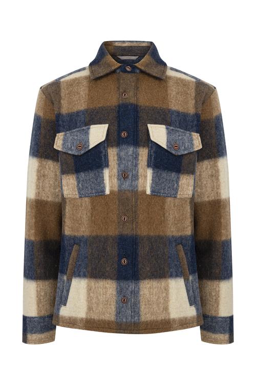  YÜN KARIŞIMLI EKOSELİ CEKET GÖMLEK