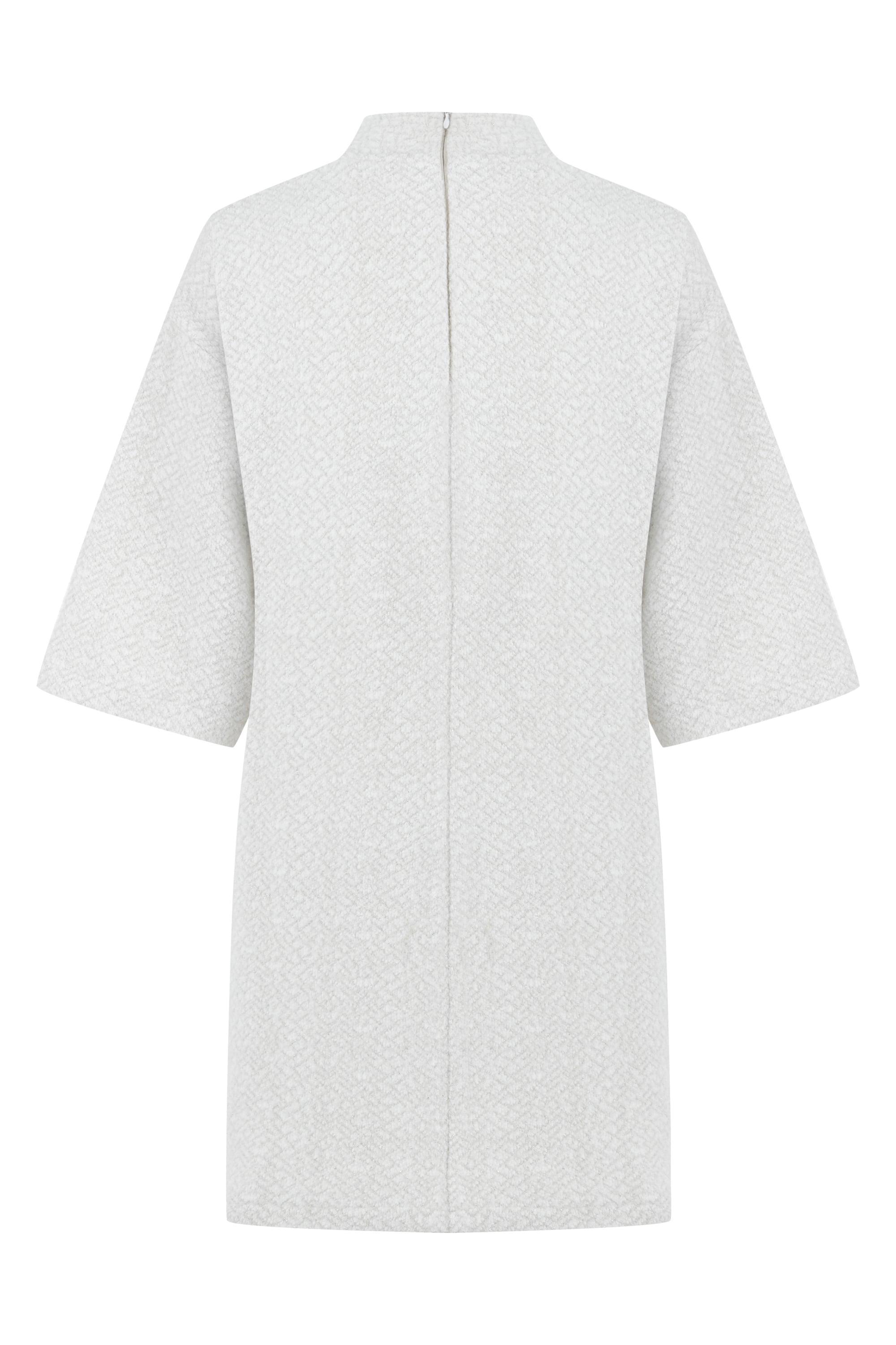 DOKULU A FORM MİNİ ELBİSE