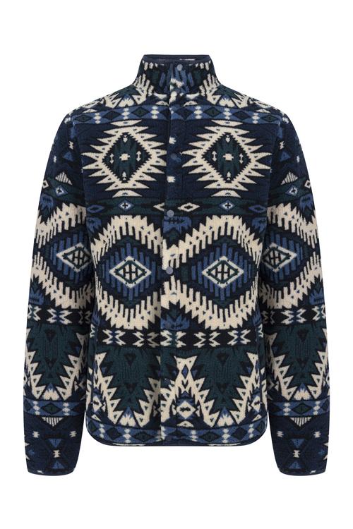  ETNİK DESENLİ POLAR SHERPA CEKET