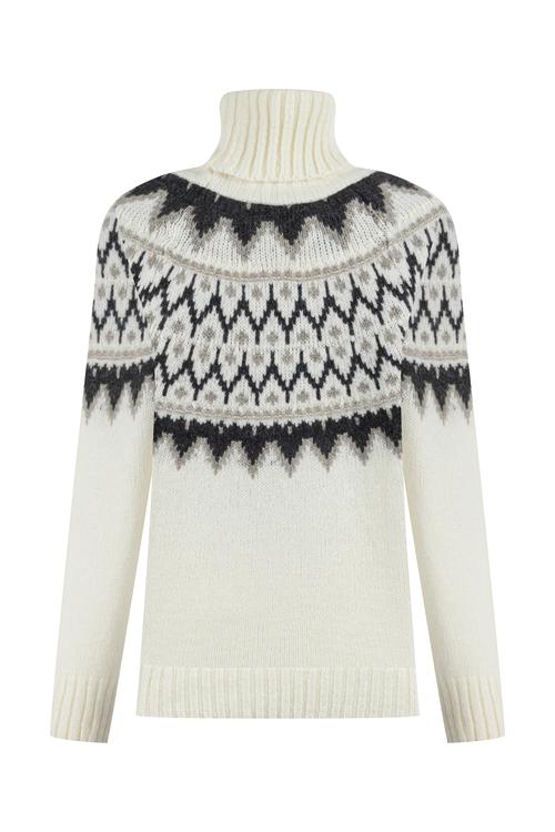  JAKARLI BALIKÇI YAKA TRİKO KAZAK