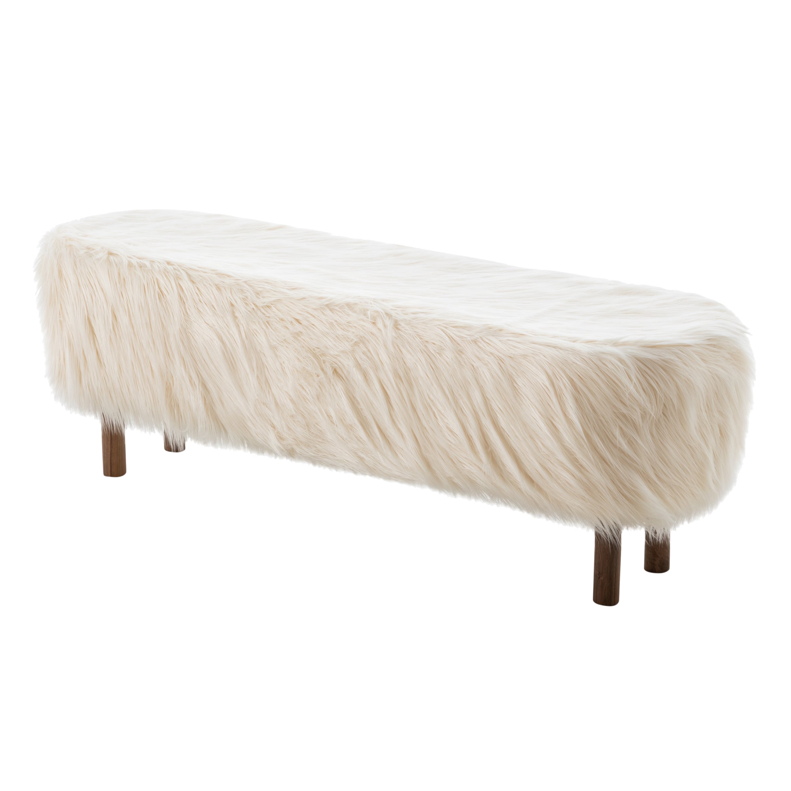 LEO DAYBED KÜRKLÜ BEYAZ