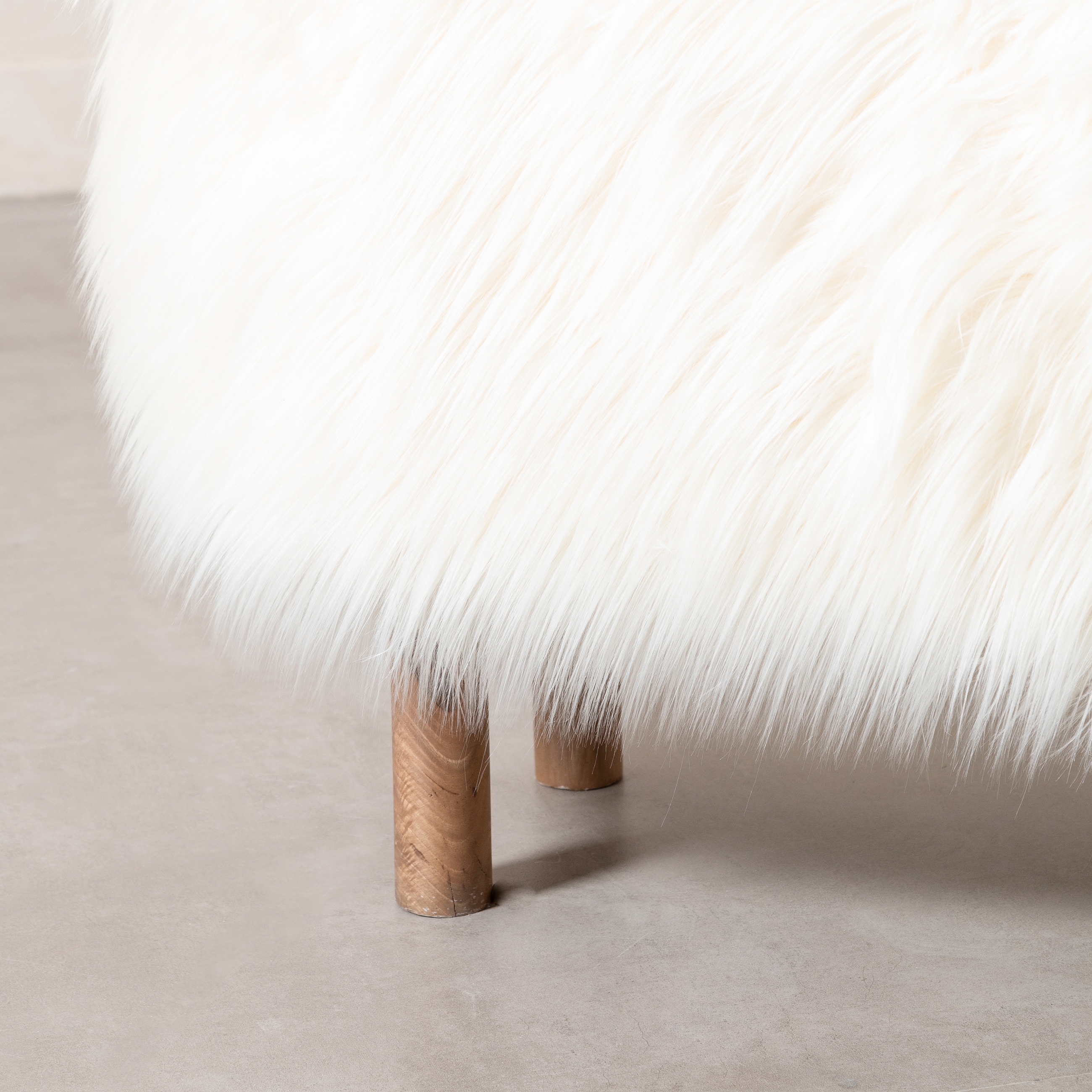 LEO DAYBED KÜRKLÜ BEYAZ