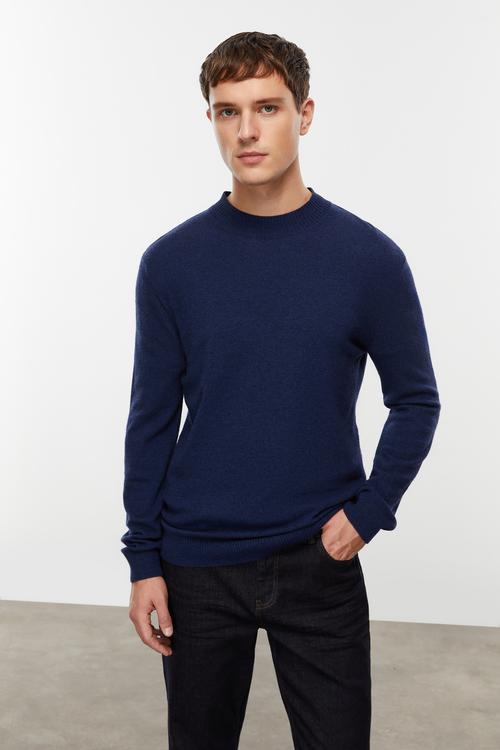  BALIKÇI YAKA YÜN KARIŞIMLI TRİKO KAZAK