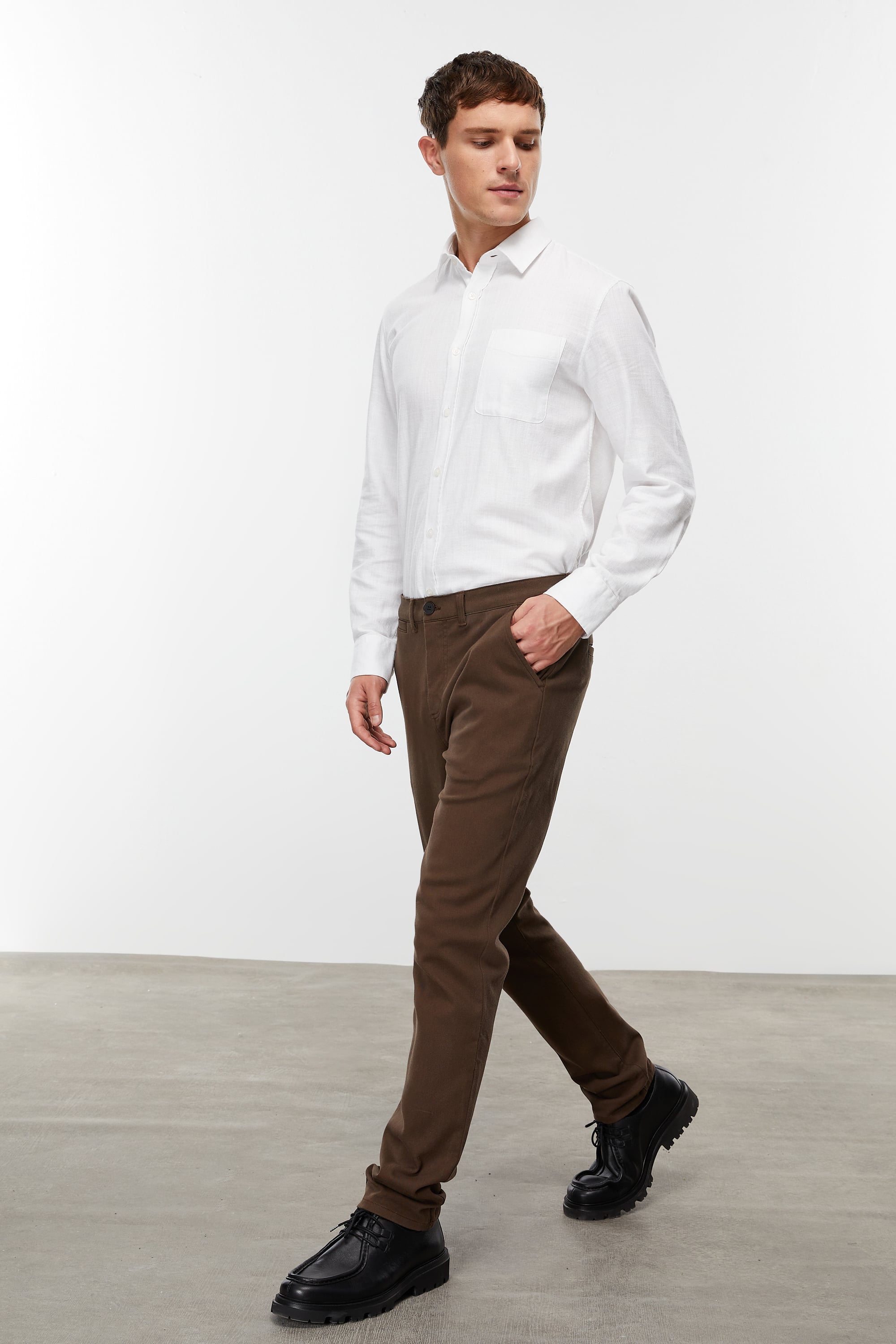SLIM FIT CHINO PANTOLON